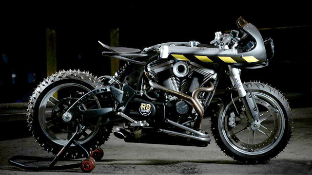 Brutal Buell Ice Racer Fueled by Swedish Moonshine