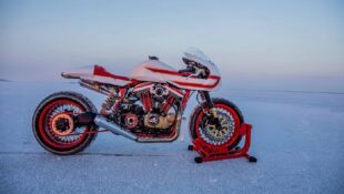 Sportster & Ducati Marriage Makes a Superb Custom Cafe Racer