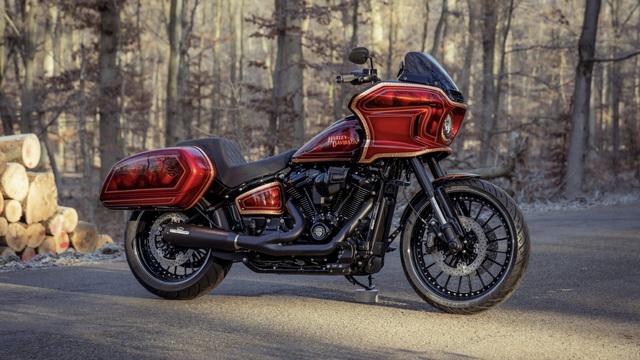 ‘Red Rush’ Is a Different Kind of Custom Harley Low Rider