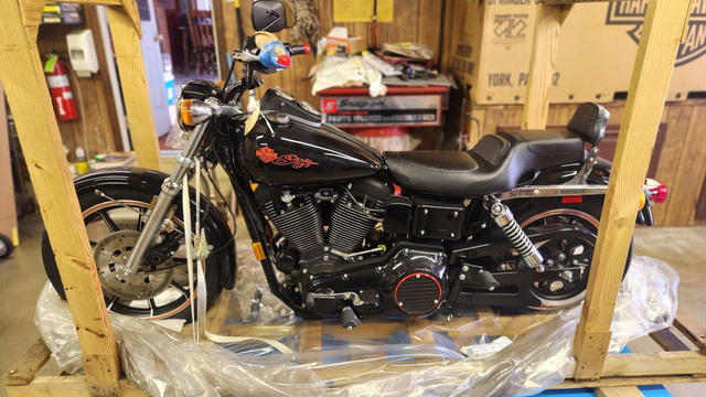 Still Crated 1991 FXDB Sturgis is Frozen in Time